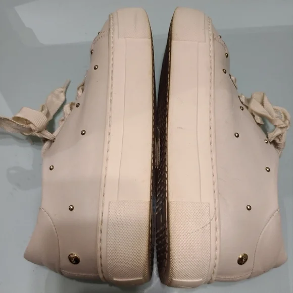 AGL women's Italian leather plate-forme sneakers size 36 or 6 us - Picture 9 of 13